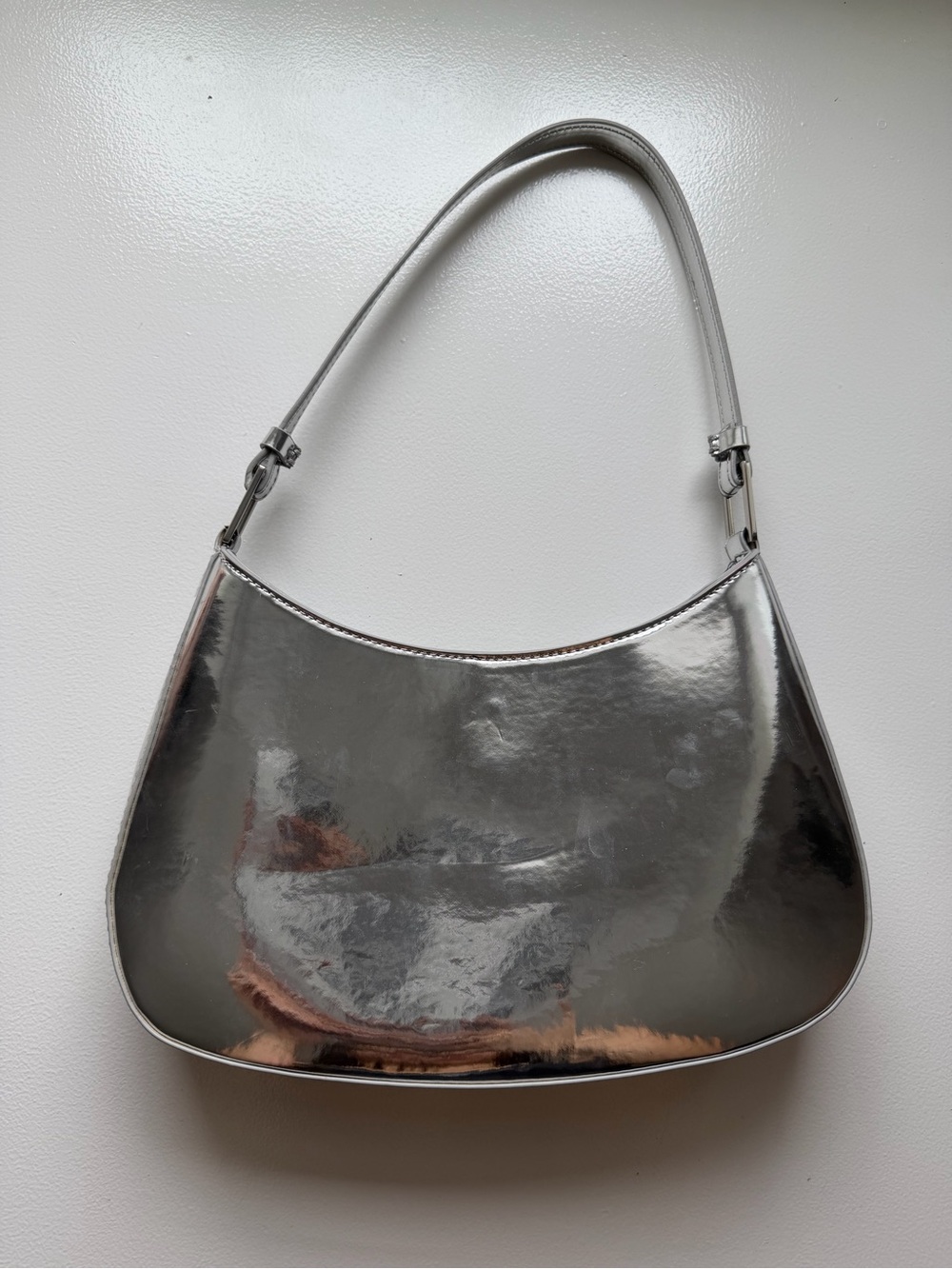 Urban Outfitters Silver Chrome Shoulder Bag - Picture 2 of 6
